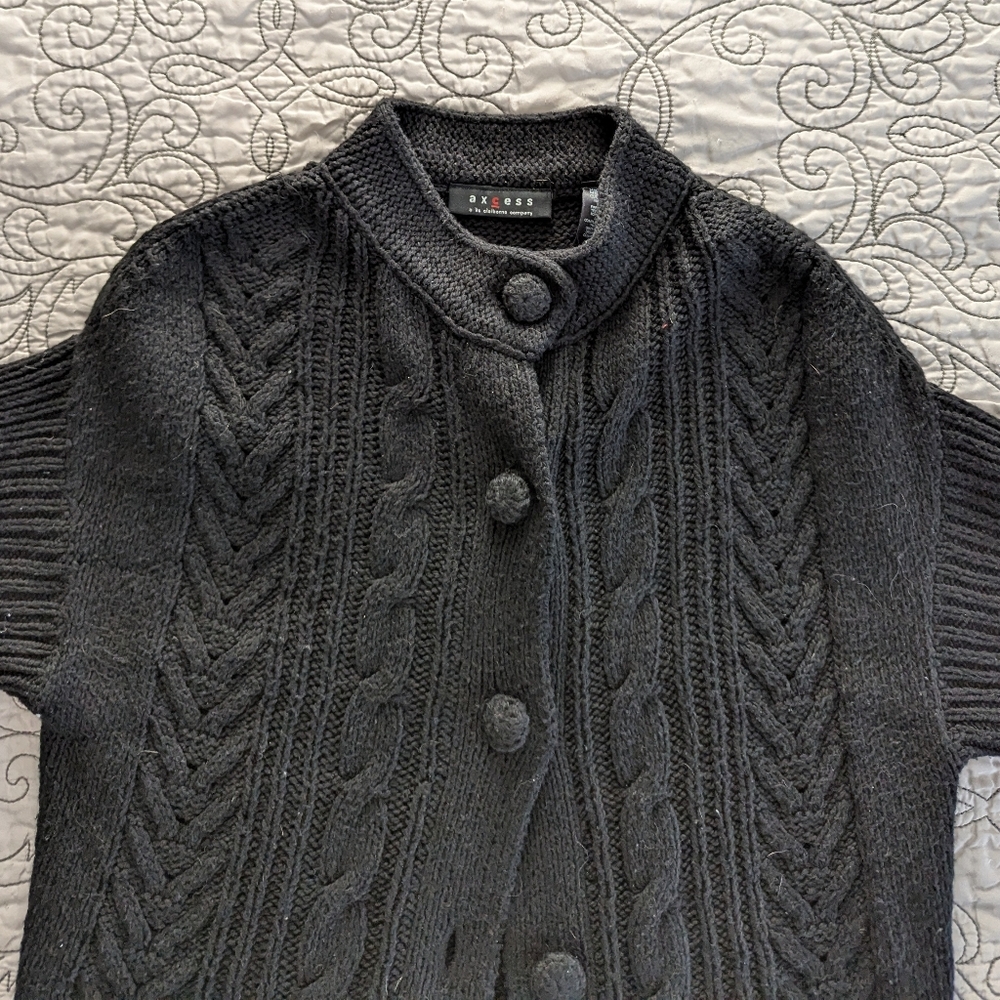 Axcess Cable Knit Cardigan - Picture 6 of 6